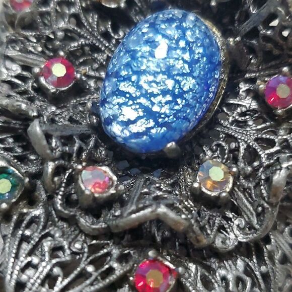 Vintage Massive Musi Dragons Breath Crystal MCM Shoe Clip - Picture 5 of 8